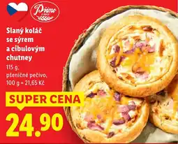 Lidl Slaný koláč se sýrem a cibulovým chutney nabídka