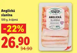 Lidl Pikok Anglická slanina nabídka