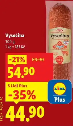 Lidl Pikok Vysočina nabídka