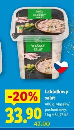 Lidl Lahůdkový salát nabídka