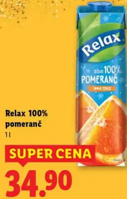Lidl Relax 100% pomeranč nabídka
