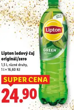 Lidl Lipton ledový čaj originál/zero nabídka