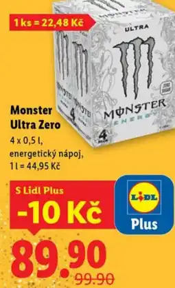 Lidl Monster Ultra Zero nabídka