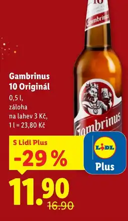 Lidl Gambrinus 10 Originál nabídka