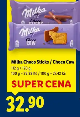 Lidl Milka Choco Sticks / Choco Cow nabídka