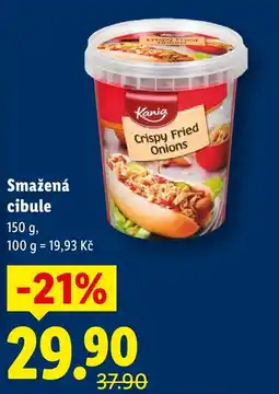 Lidl Smažená cibule nabídka