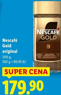 Lidl Nescafé Gold original nabídka