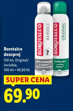 Lidl Borotalco deosprej nabídka