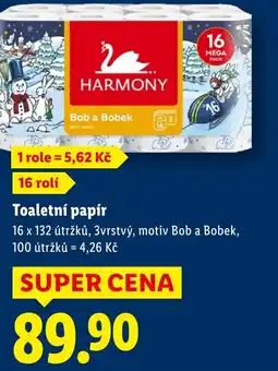 Lidl Toaletní papír nabídka