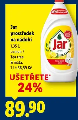 Lidl Jar prostředek na nádobí nabídka