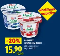 Lidl Zakysaný smetanový dezert nabídka