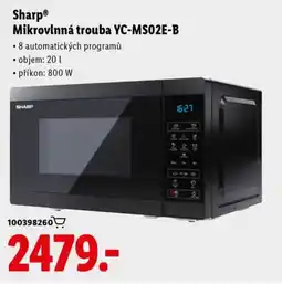 Lidl Sharp Mikrovlnná trouba YC-MS02E-B nabídka