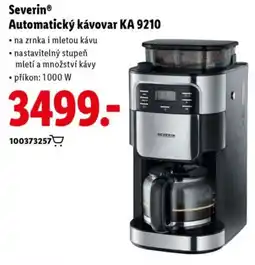 Lidl Severin Automatický kávovar KA 9210 nabídka