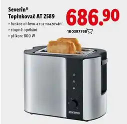 Lidl Severin Topinkovač AT 2589 nabídka