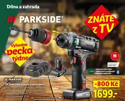 Lidl PARKSIDE 12V Sada s aku vrtacím šroubovákem nabídka