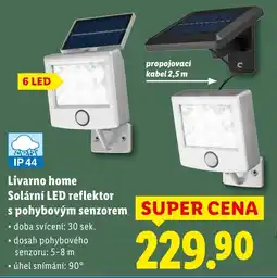 Lidl Livarno home Solární LED reflektor s pohybovým senzorem nabídka