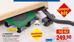 Lidl PARKSIDE Sada na přepravu nábytku nabídka