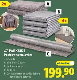 Lidl PARKSIDE Potřeby na malování nabídka