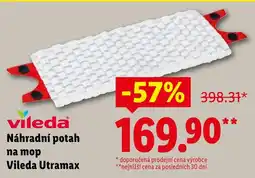 Lidl vileda Náhradní potah na mop Vileda Utramax nabídka