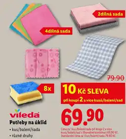 Lidl vileda Potřeby na úklid nabídka