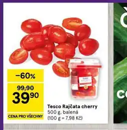 Tesco Rajčata cherry nabídka
