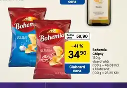 Tesco Bohemia chipsy nabídka