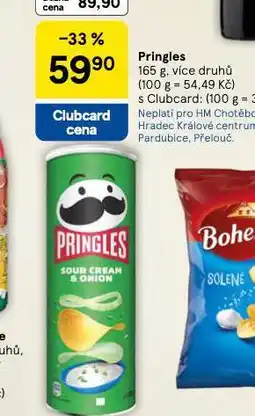 Tesco Pringles nabídka