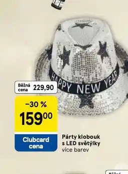 Tesco Párty klobouk s led světýlky nabídka