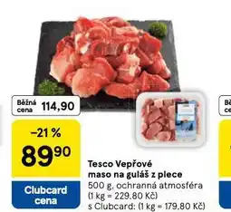 Tesco Vepřové maso na guláš z plece nabídka