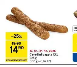 Tesco Cereální bageta xxl nabídka
