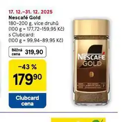Tesco Nescafé gold nabídka
