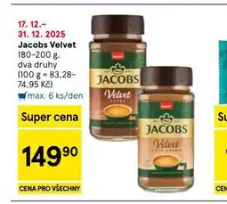 Tesco Jacobs velvet nabídka
