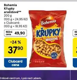 Tesco Bohemia křupky arašídové nabídka
