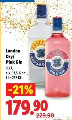 Lidl London pink gin nabídka