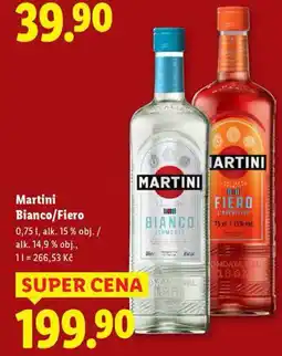 Lidl Martini fiero nabídka