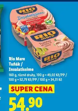 Lidl Rio mare tuňák nabídka