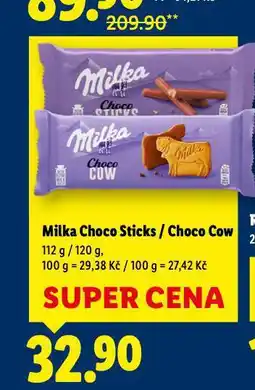 Lidl Milka choco sticks nabídka
