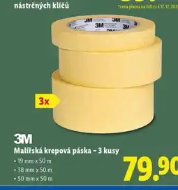 Lidl Malířská krepová páska nabídka