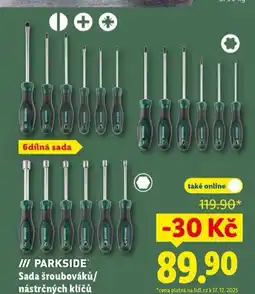 Lidl Sada nástrčných klíčů nabídka