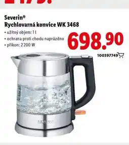 Lidl Severin rychlovarná konvice nabídka