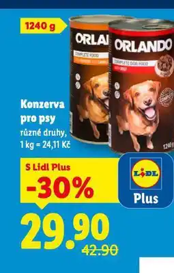 Lidl Orlando konzerva pro psy nabídka