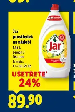 Lidl Jar prostředek na mytí nádobí nabídka