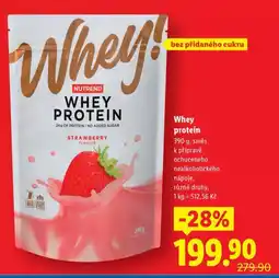 Lidl Whey protein nabídka