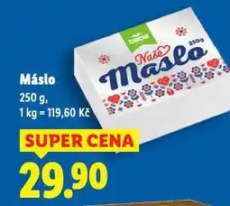 Lidl Máslo nabídka