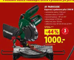 Lidl Kapovací a pokosová pila nabídka