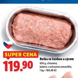 Lidl Rolka se šunkou a sýrem nabídka