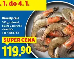 Lidl Krevety celé nabídka