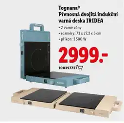 Lidl Tognana přenosná dvojitá indukční varná deska nabídka