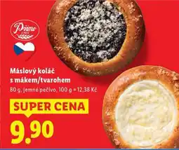 Lidl Máslový koláč s tvarohem nabídka