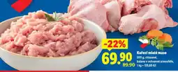 Lidl Kuřecí mleté maso nabídka
